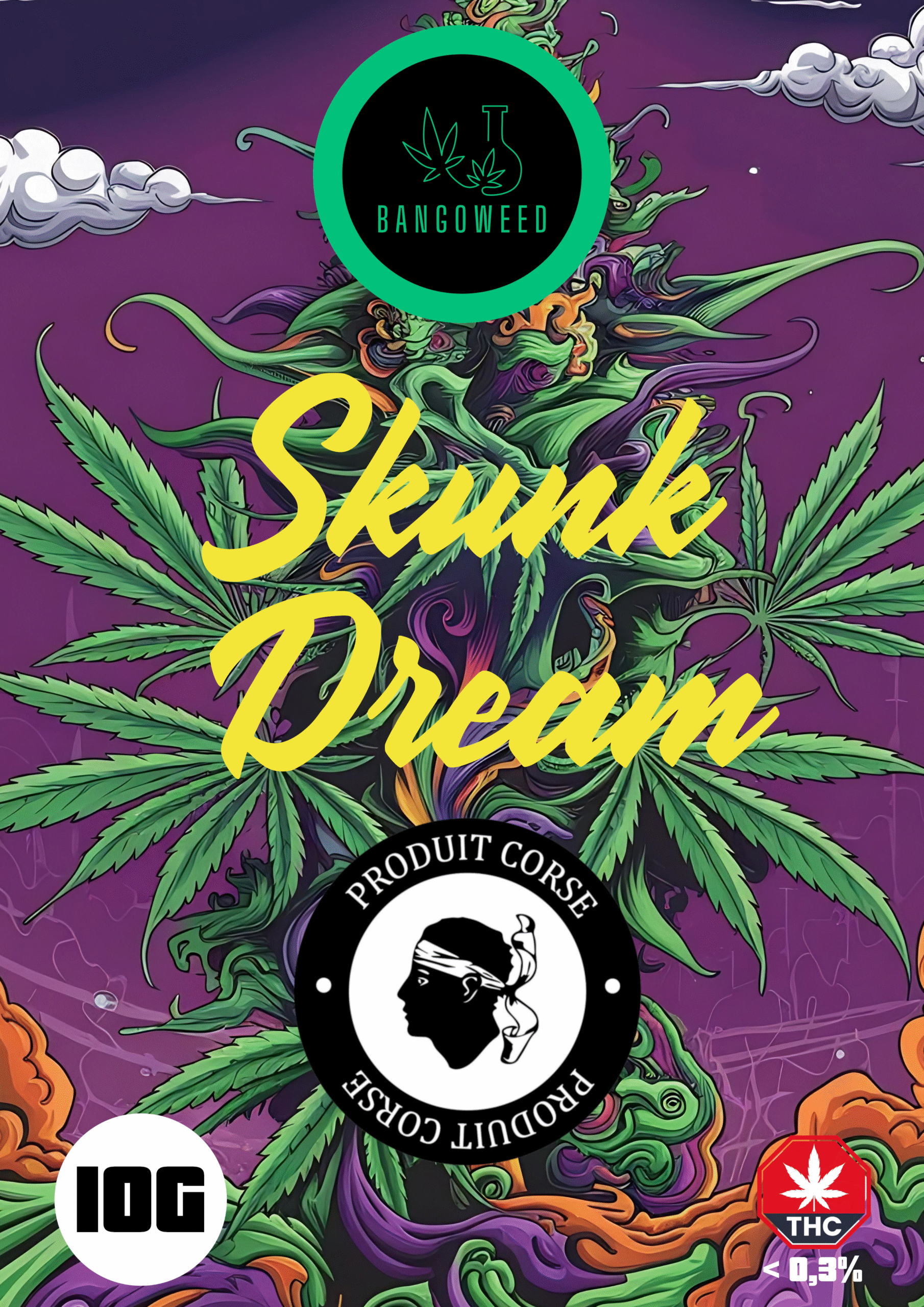 Fleur CBD Skunk Dream Outdoor | Premium | 100% CORSE